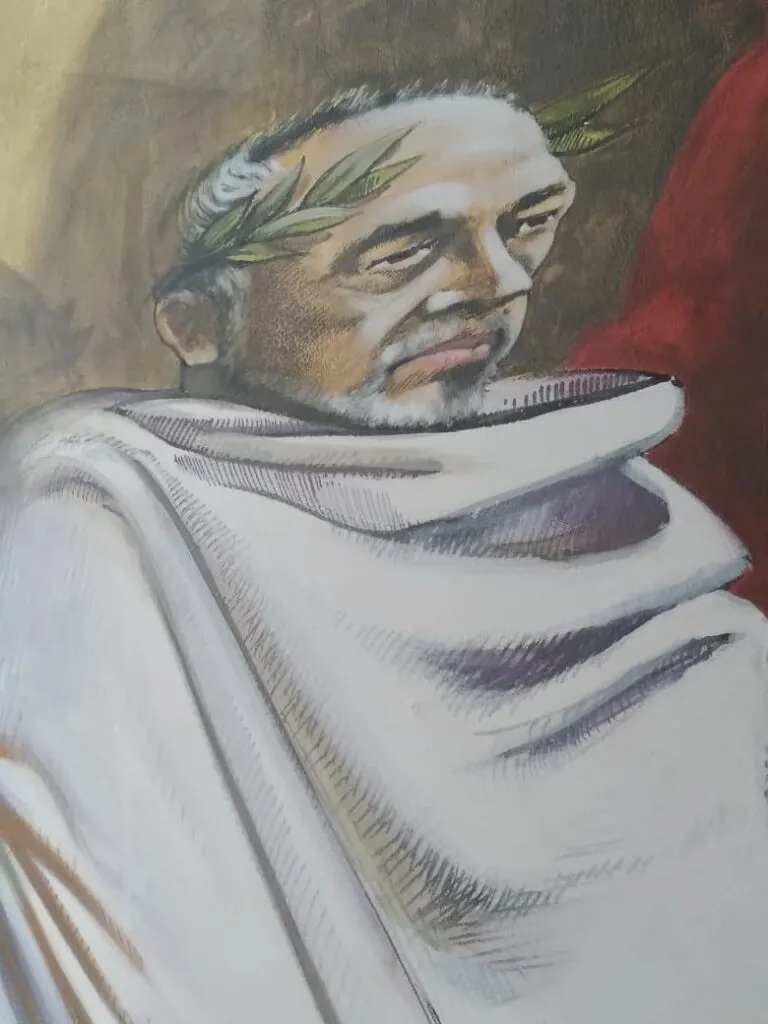 Director de Cultura de Tulancingo se autorretrata en el “Muro de las Vanidades” del Centro Cultural Ricardo Garibay