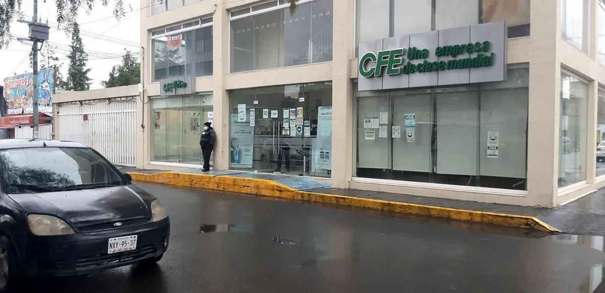 Roban cajeros de la CFE en Tizayuca