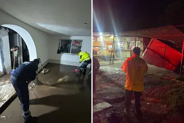 Inundaciones y daños en calles: así afectó la crecida del río Tlautla a la comunidad de Tepeji.