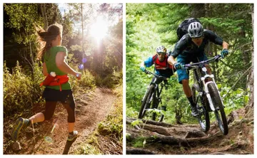 Trail running y biking Hidalgo