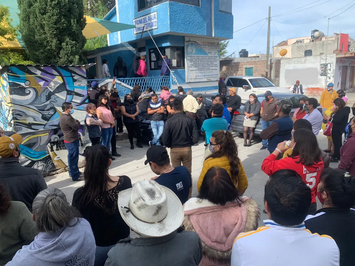 Exigen elección en administración del pozo de agua en Tepojaco