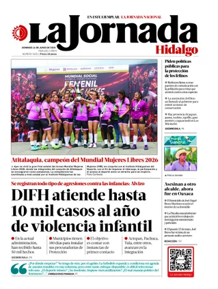 La Jornada Hidalgo | 14 de junio de 2026