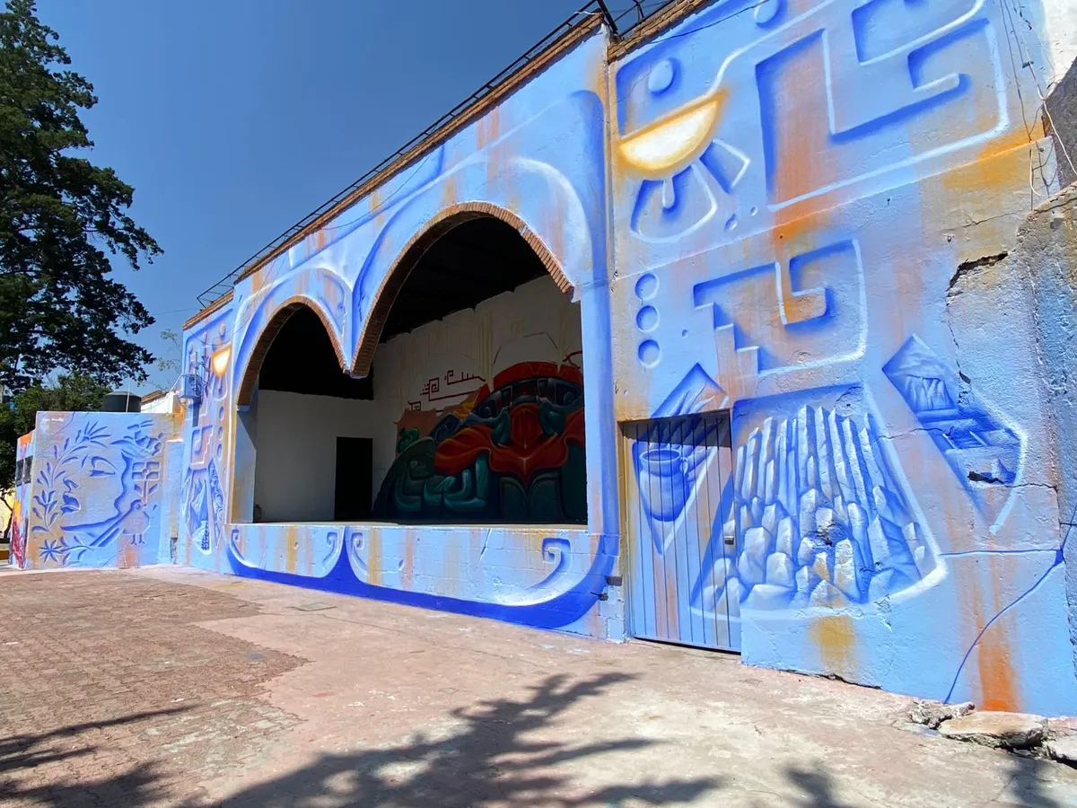 Murales en el Jardín del Arte de Pachuca