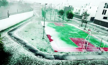 Lluvias, granizo y mucho caos en la ciudad