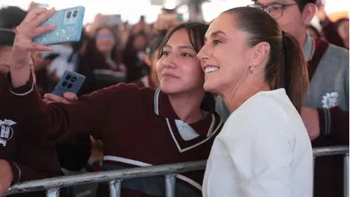 Claudia Sheinbaum en San Pablo del Monte Tlaxcala