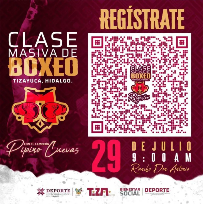 ¡Atención Tizayuca! Invitan a clase masiva de boxeo