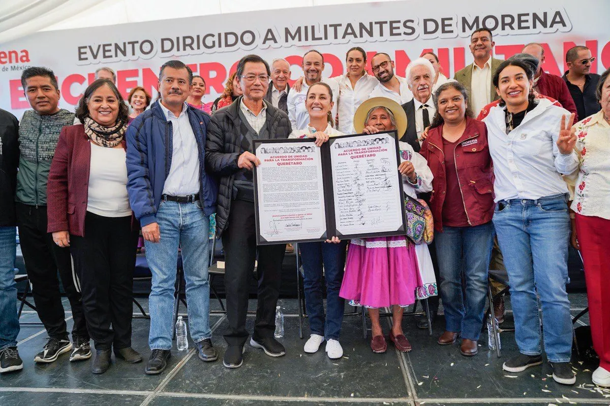 “La democracia es el poder del pueblo”: Claudia Sheinbaum