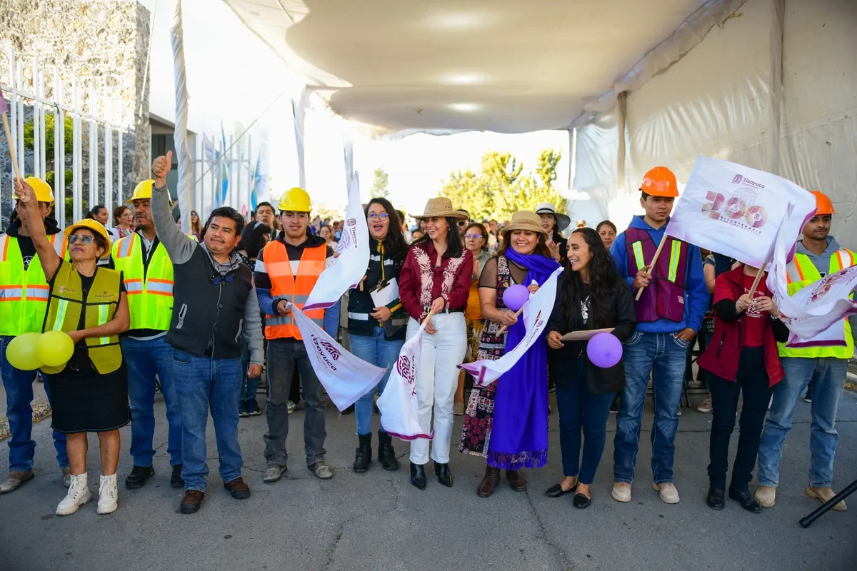 Rehabilitan espacios públicos en Fuentes de Tizayuca para beneficiar a 10 mil personas