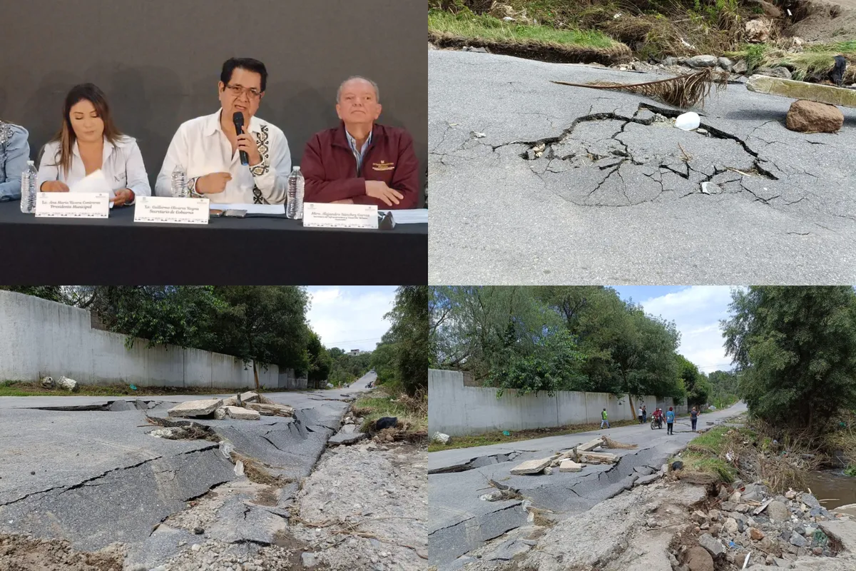 Atienden afectaciones por inundación en Tezontepec de Aldama