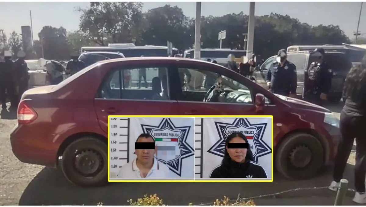 Pachuca: detienen a pareja que pedía $10 mil para devolver auto robado