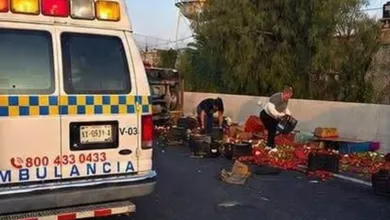 El domingo arrancó con caos en la México-Pachuca. La circulación presenta afectaciones tras una aparatosa volcadura.