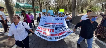 Trabajadores de SIMESA marchan en Pachuca; esto es lo que piden