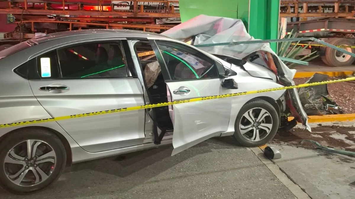 Accidente en gasolinera