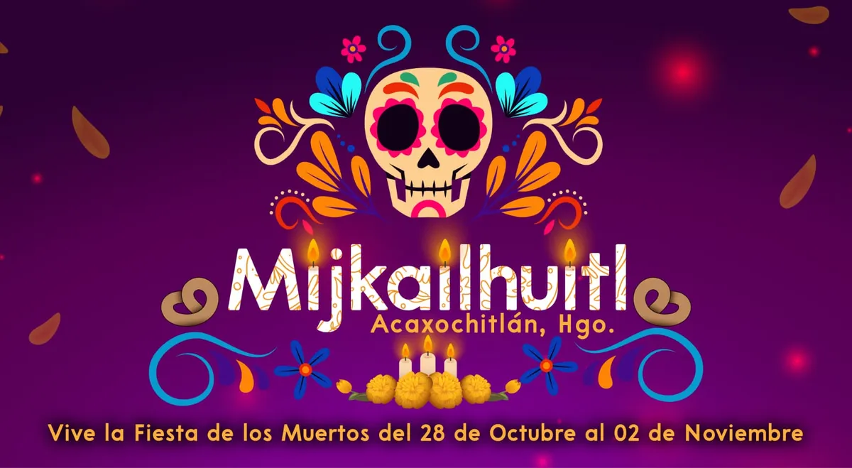 En puerta la fiesta Mijkailhuitl en Acaxochitlán