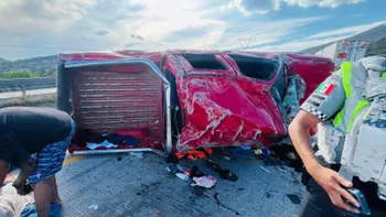 Accidente vehicular en el Arco Norte