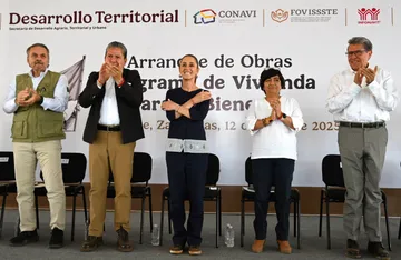 Sheinbaum lanza apoyos a productores de frijol, construcción de hospital y programa de viviendas en Zacatecas