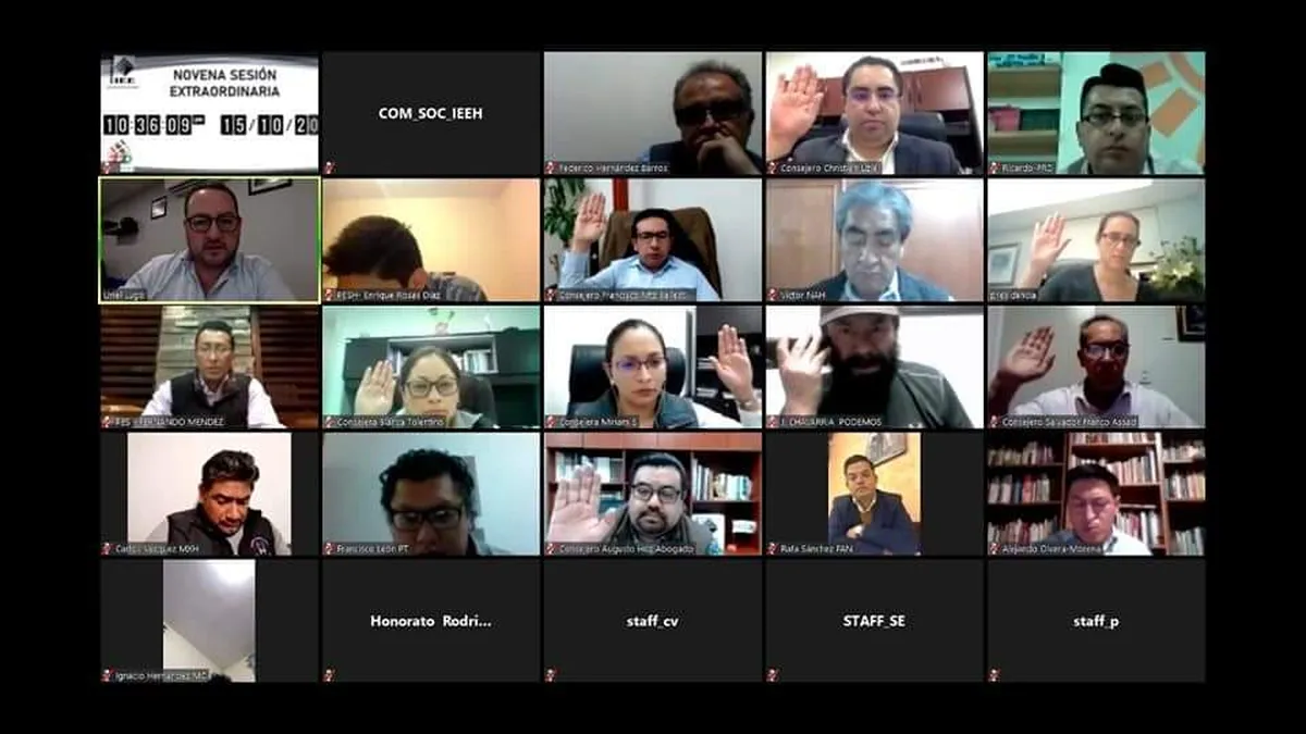 Presenta IEEH informe de gastos paritarios