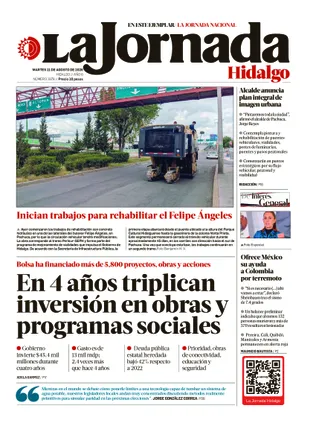 La Jornada Hidalgo | 11 de agosto de 2026