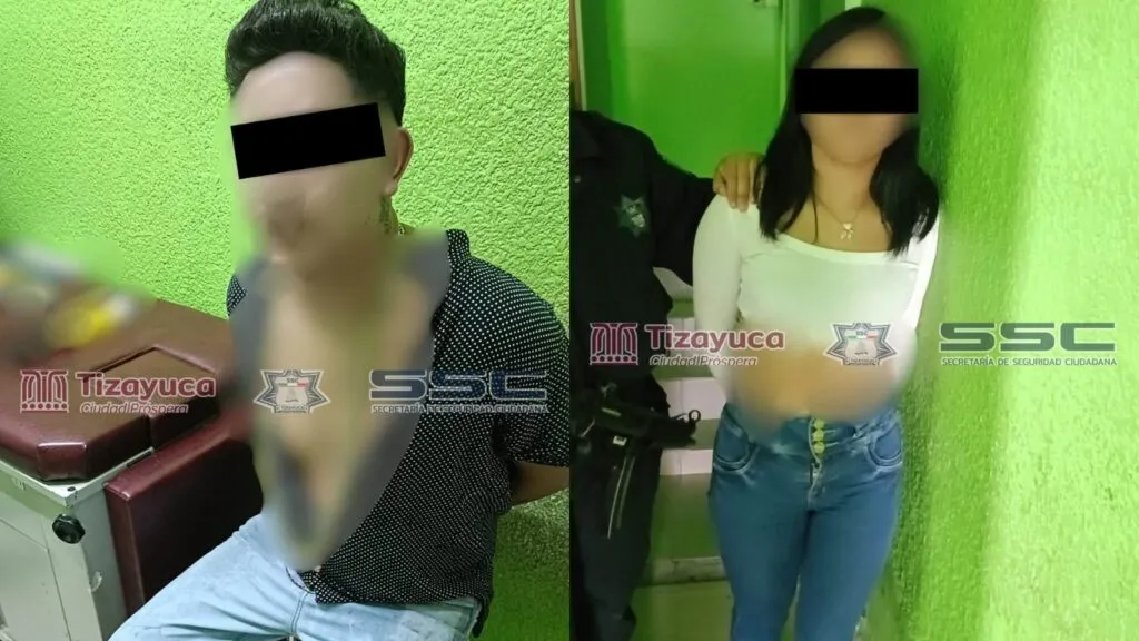 Pareja intenta escapar tras presunto asalto y provocan accidente