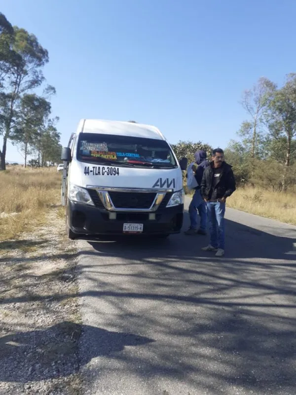 Transportistas de Chapantongo protestan por competencia desleal de AVM