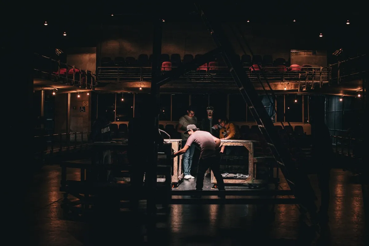 Escena de la obra teatral Klan Lajas