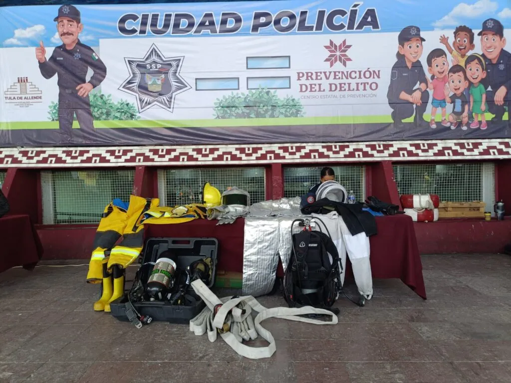 Niños de Tula aprenden videovigilancia, manejo y prevención del delito en “Ciudad Policía”