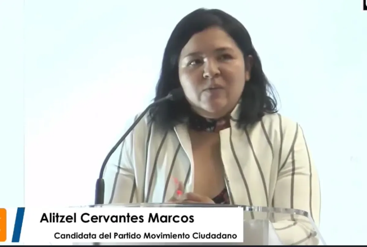 Candidata de MC en Hidalgo acusada de posesión de armas participa en debate