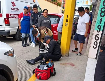 Balean a hombre en pleno centro de Tlaxcoapan