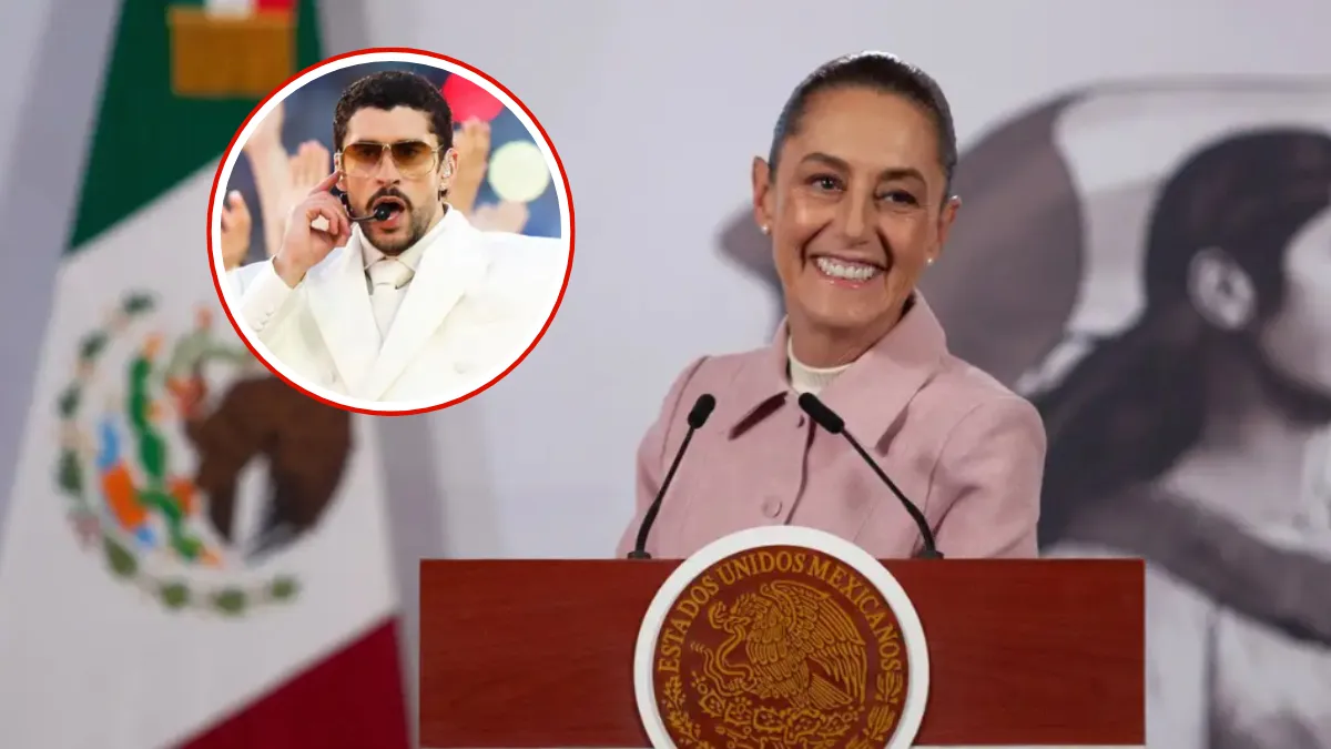 Claudia Sheinbaum destacó el mensaje de unión continental que Bad Bunny transmitió durante el medio tiempo del Supertazón LX.