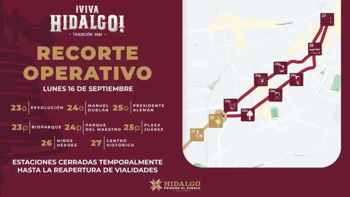 Este 16 de septiembre el Tuzobús modificará sus rutas. Consulta las estaciones cerradas