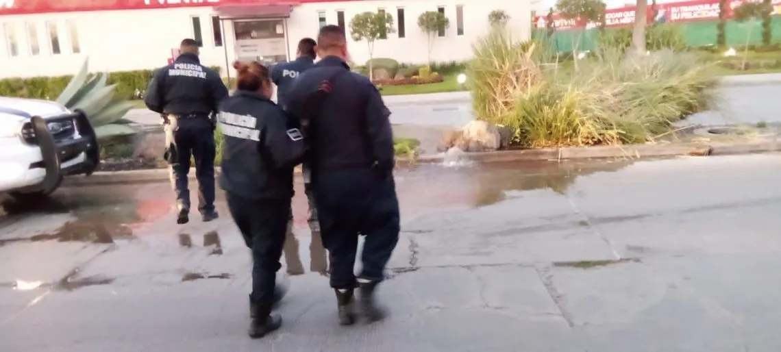 Tras atención de reporte ciudadano patrulla de Tizayuca se accidenta