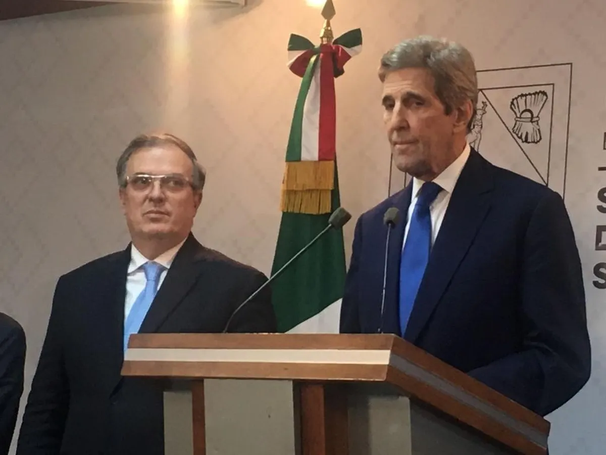 John Kerry aplaude acciones de México para crisis climática