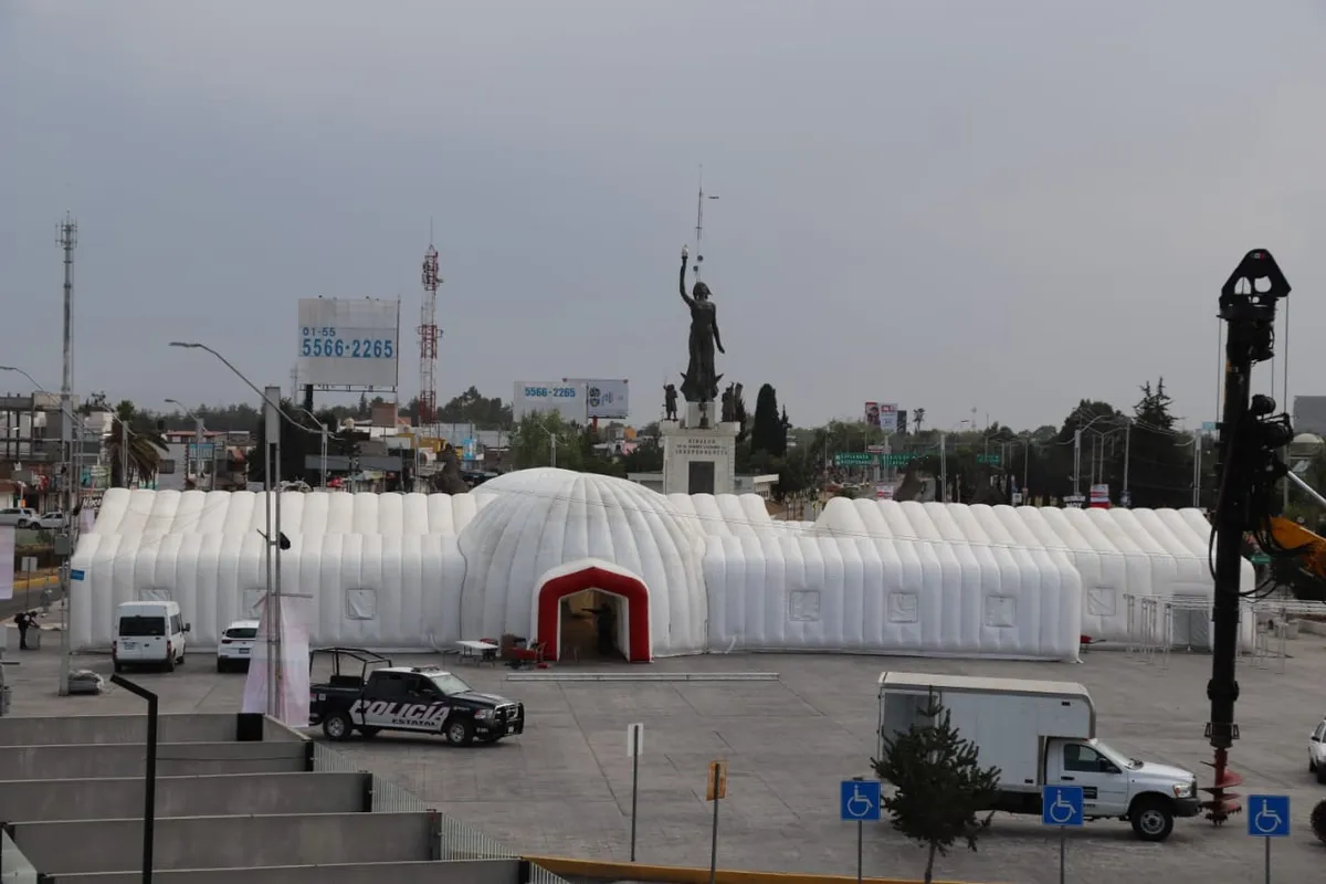 Hospital Inflable en Pachuca: un recuerdo de los desafíos de la pandemia a cinco años