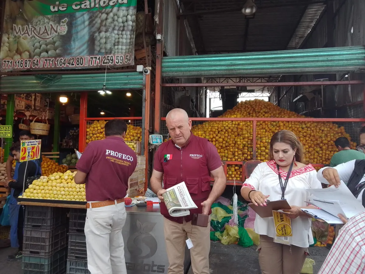 Central de Abastos Pachuca: Profeco realiza operativo de básculas