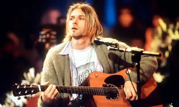 Kurt Cobain en el MTV Unplugged de Nirvana