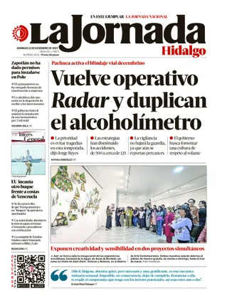 La Jornada Hidalgo | 21 de diciembre de 2025