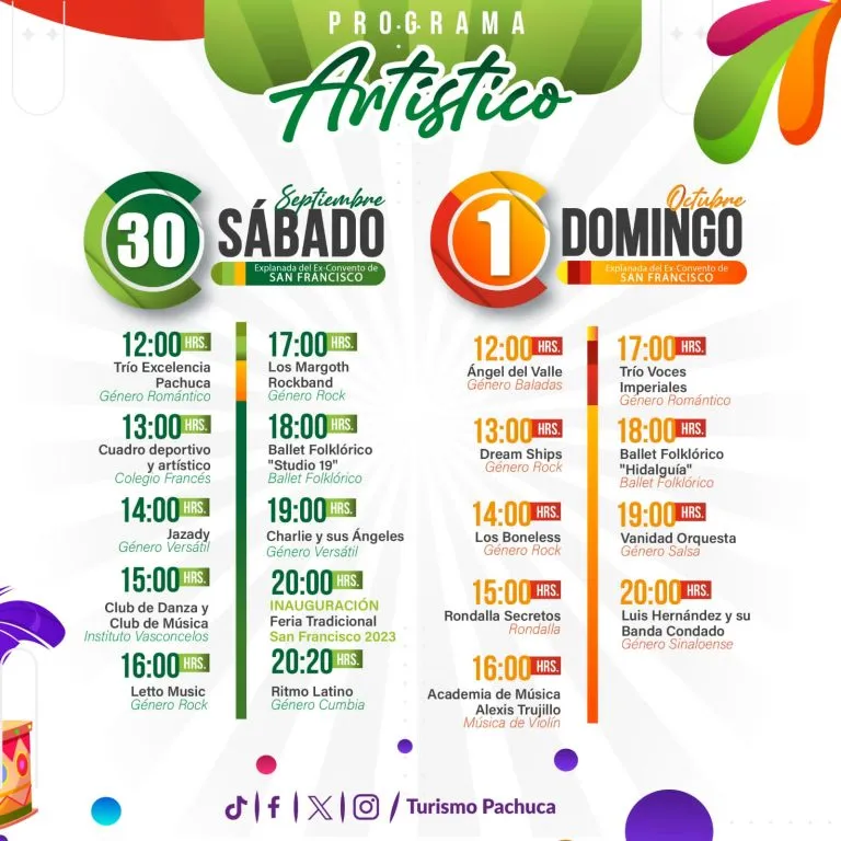 Feria Tradicional Pachuca 2023: revelan cartel de artistas y eventos GRATIS