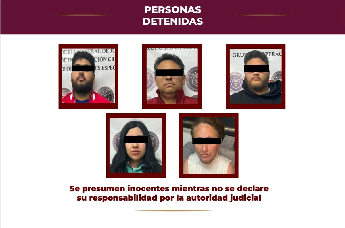 Padre del líder de ‘Los Solas’  sería uno de los cinco detenidos en Pachuca