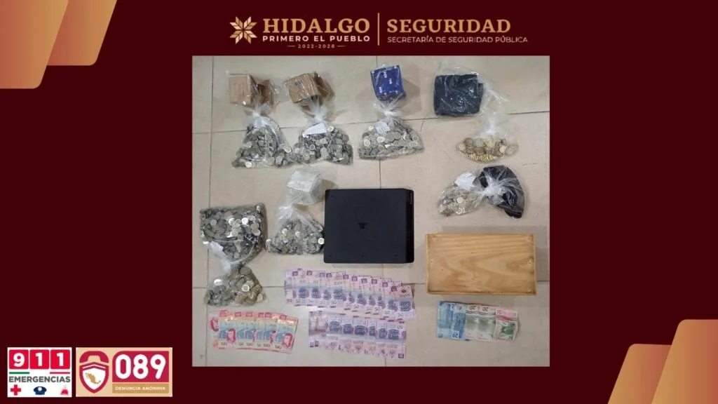 Detienen a dos presuntos ladrones de casas en Pachuca y Mineral de la Reforma