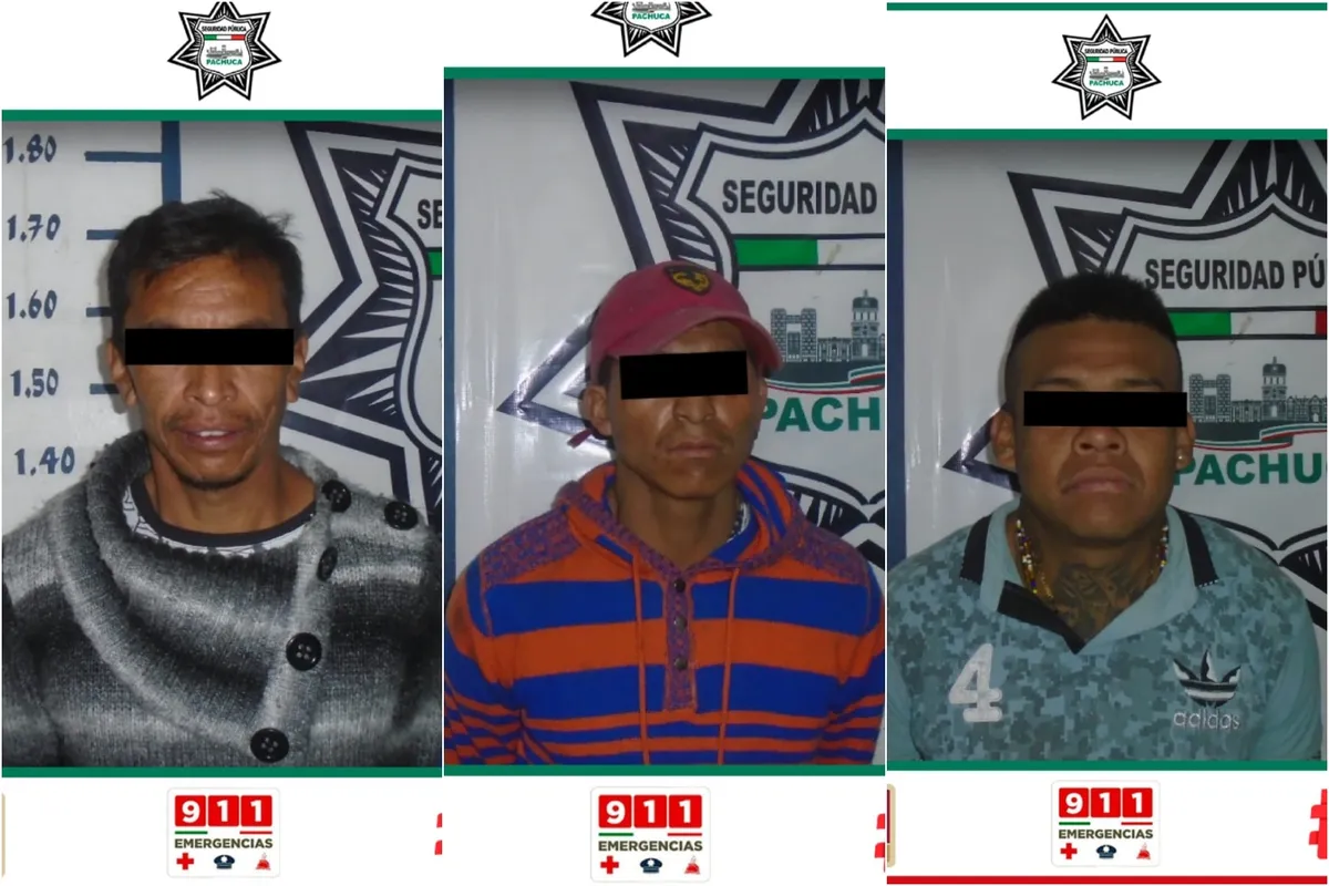 Detienen a 3 en Real de Minas por intento de robo