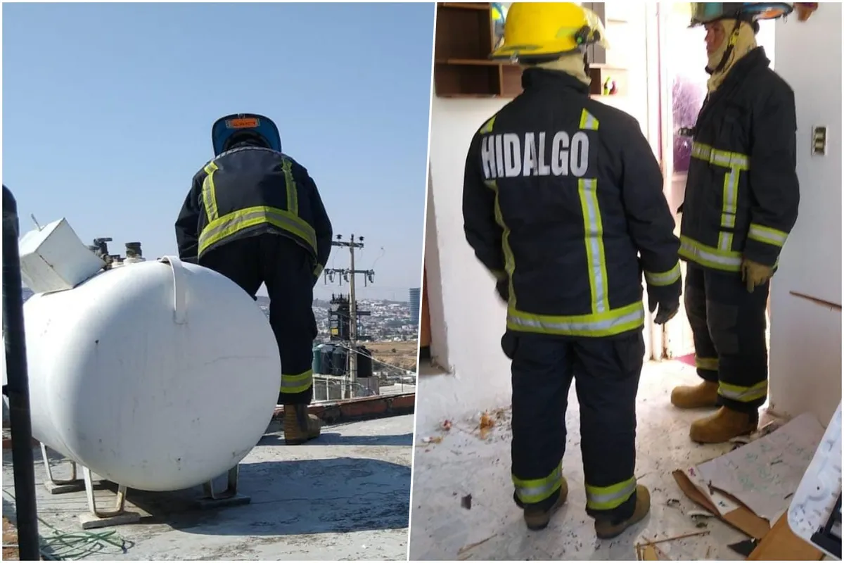 Explosión de gas deja un lesionado en Mineral de la Reforma