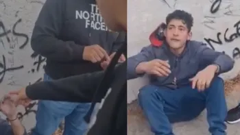 Ciudadanos retienen a hombre en unidad deportiva de Ixmiquilpan