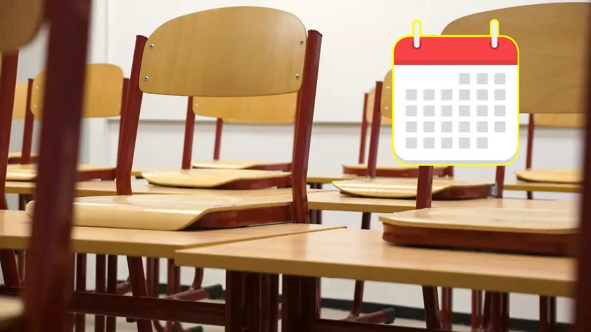 Niños y niñas en una escuela de Hidalgo durante clases antes de los puentes vacacionales anunciados por la SEP para marzo de 2025.