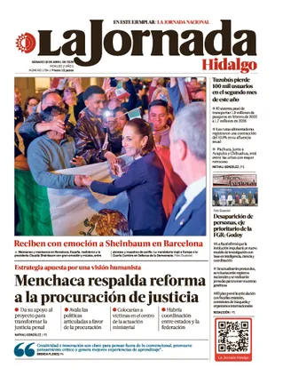 La Jornada Hidalgo | 18 de abril de 2026