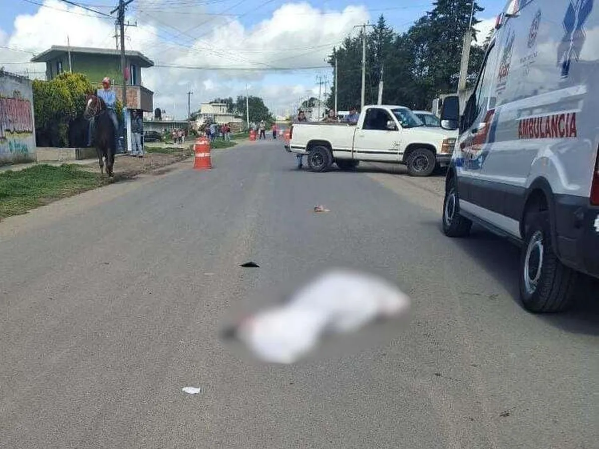 Apan: menor de edad atropella y mata a abuelita