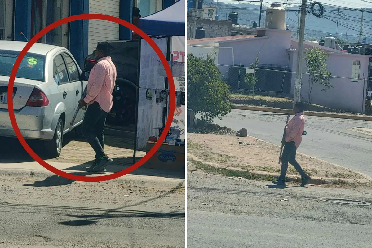 Mineral de la Reforma: hombre con presunta arma de fuego en calles genera pánico