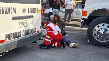 Motociclista lesionado en Ixmiquilpan