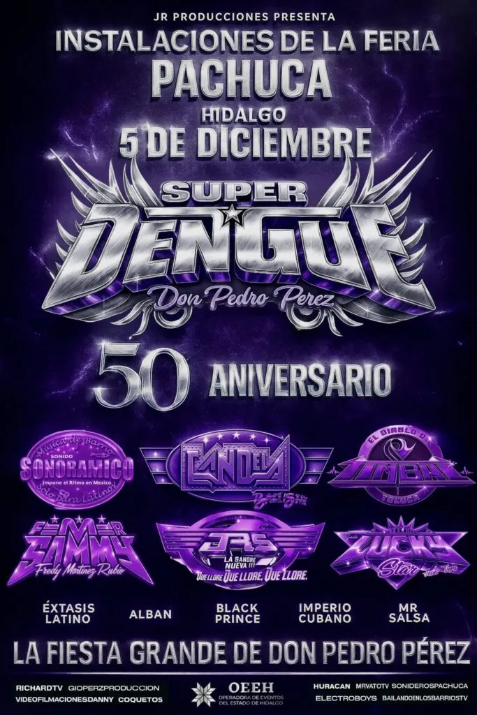 Una noche de puro ritmo llega a Pachuca… ¡y no querrás perdértela!