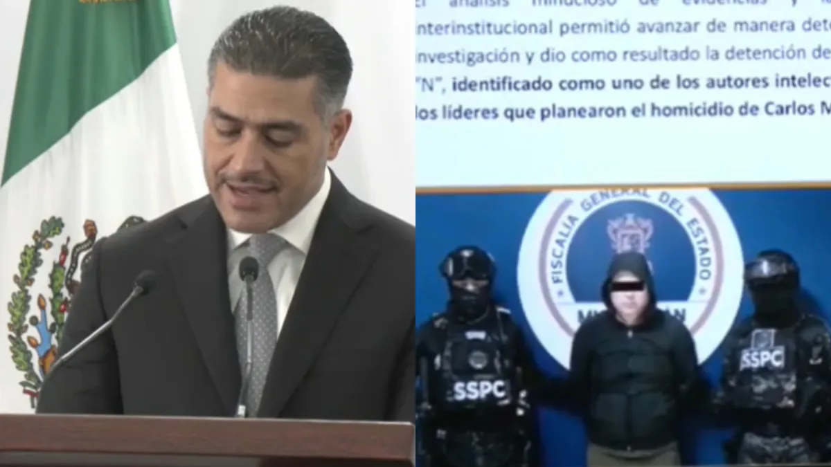 Cae uno de los autores intelectuales del asesinato de Carlos Manzo; está vinculado a célula delictiva en Michoacán: Harfuch