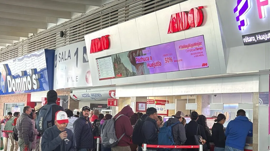 ¡ATENCIÓN! Retrasos y cancelaciones en Central de Pachuca por bloqueos carreteros
